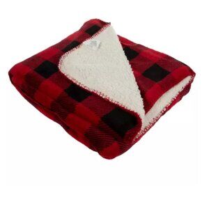 Hobby Lobby Buffalo Check Sherpa Throw *GWP
